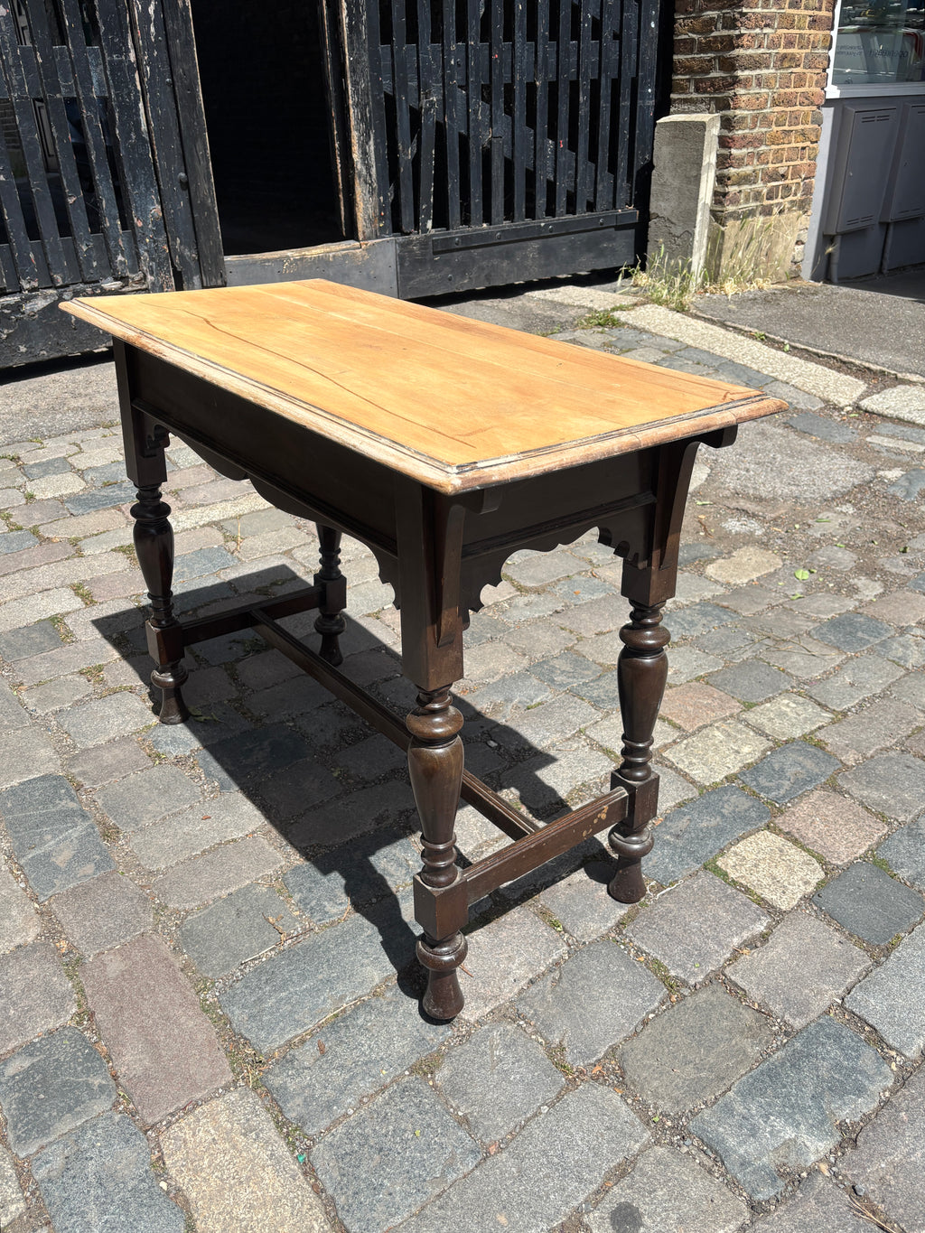 Antique mahogany church table