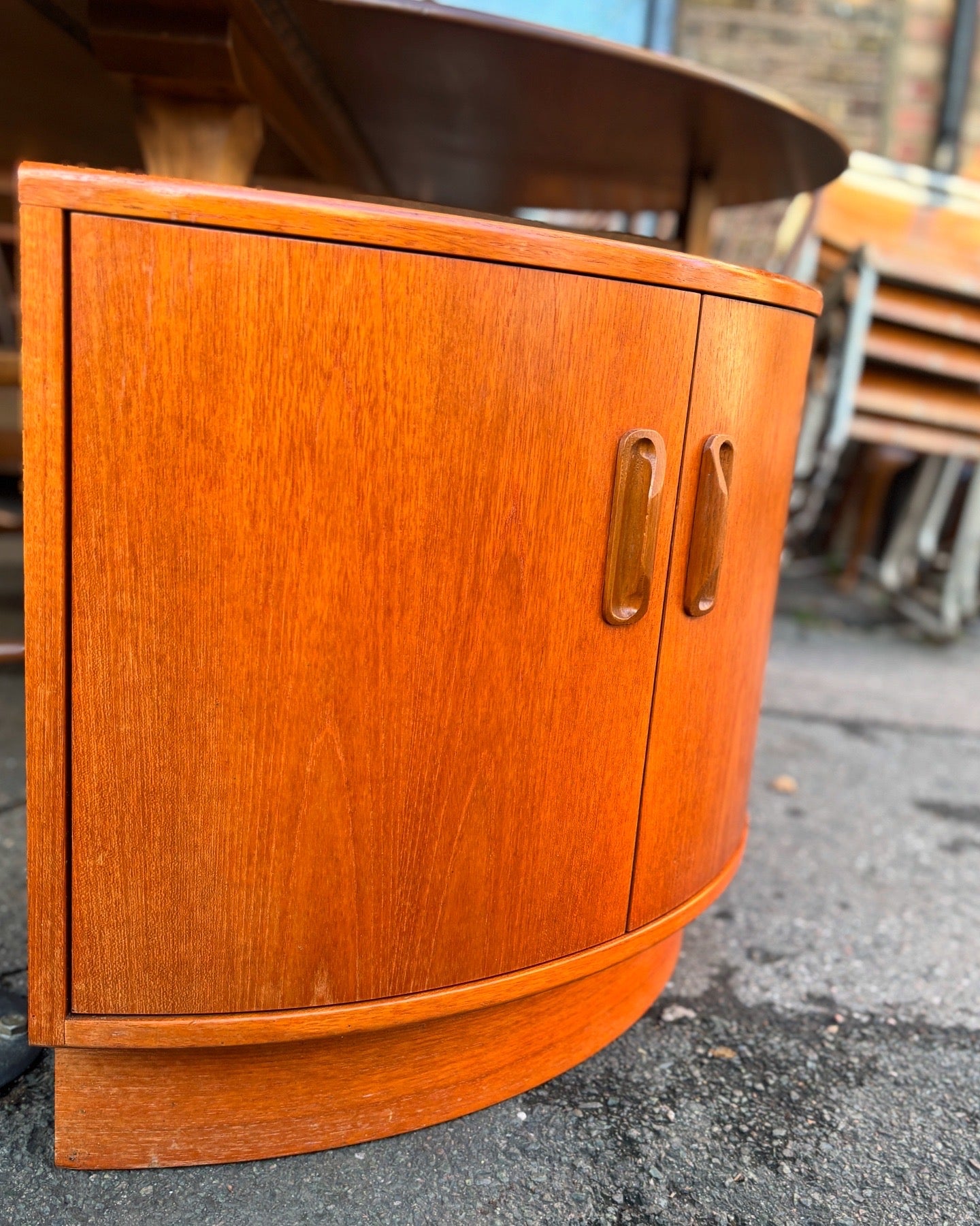 Mid century G-Plan teak corner cabinet