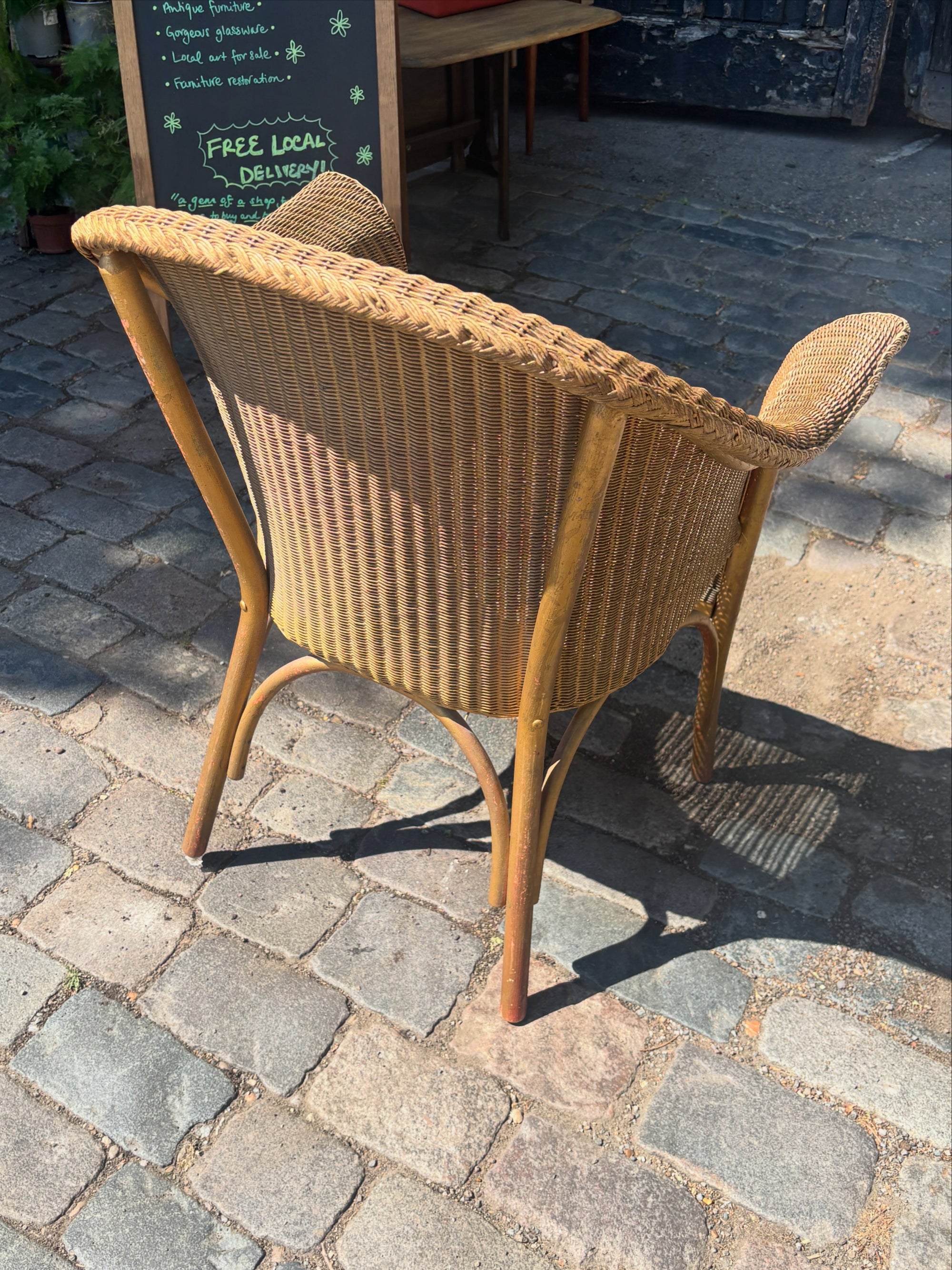 Vintage Lloyd Loom chair