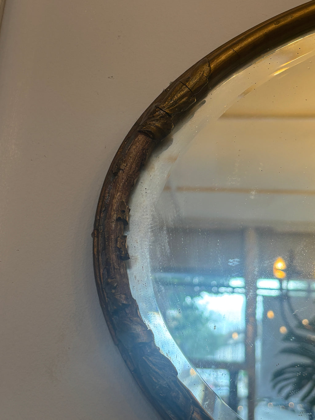 Victorian gilded mirror