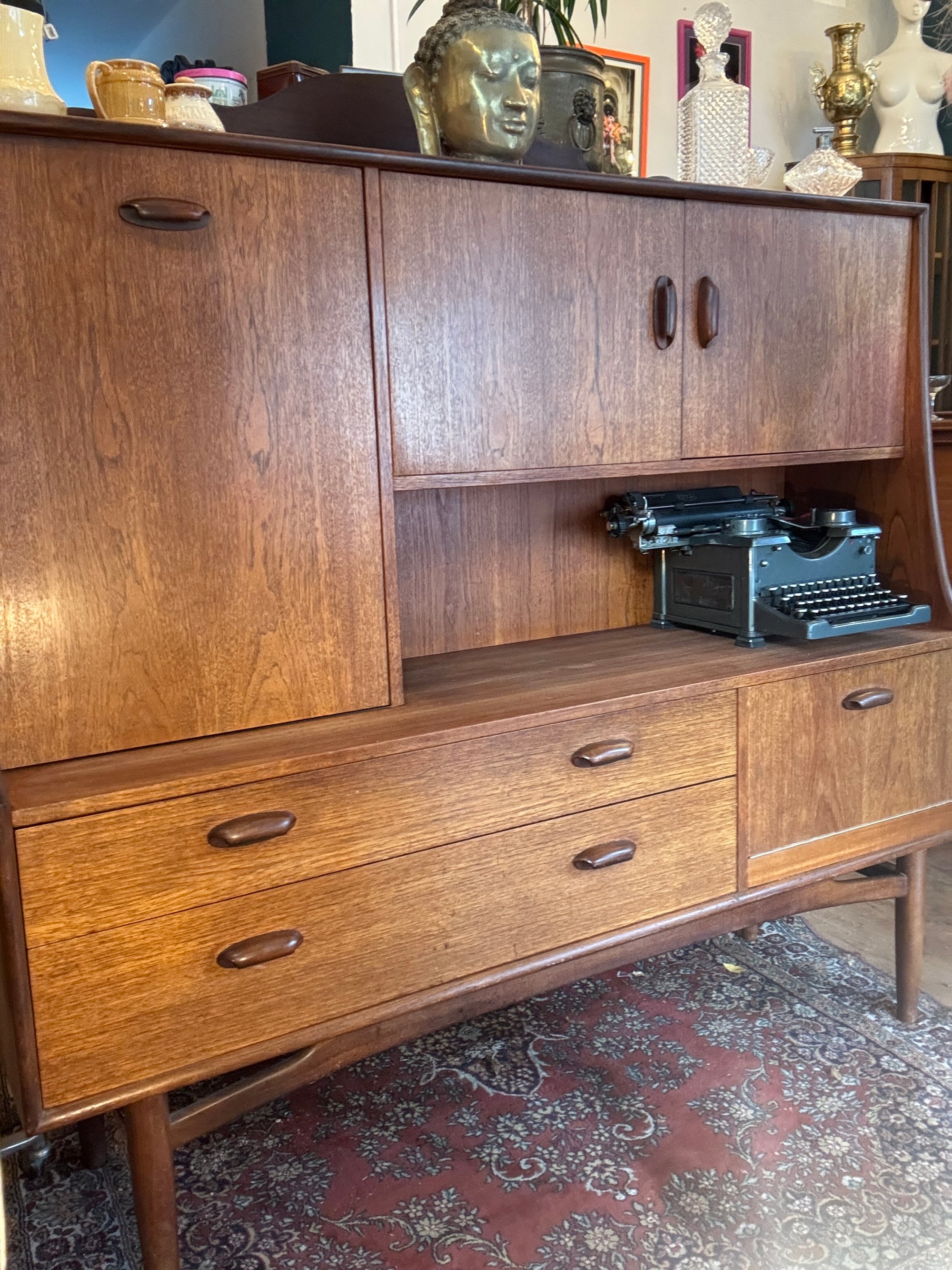 Vintage G-Plan teak ‘Highboard’