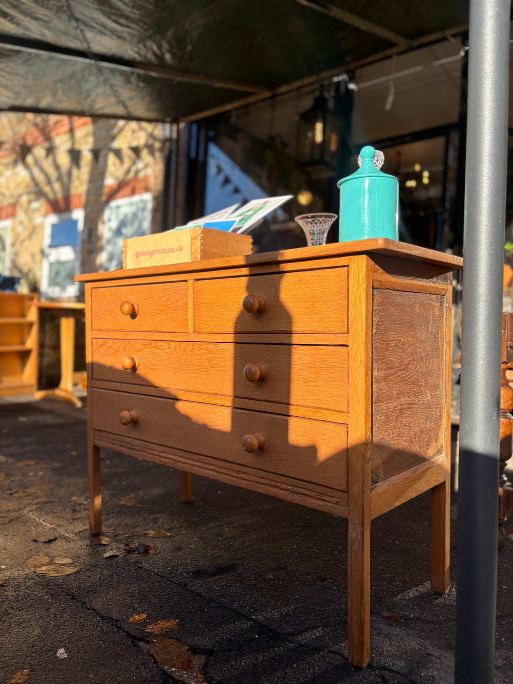 Victorian pine drawers