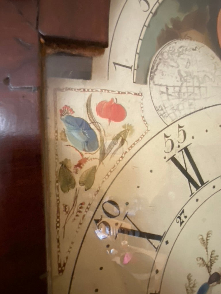 Antique late 18th Century Moon Dial Long Case/Grandfather Clock