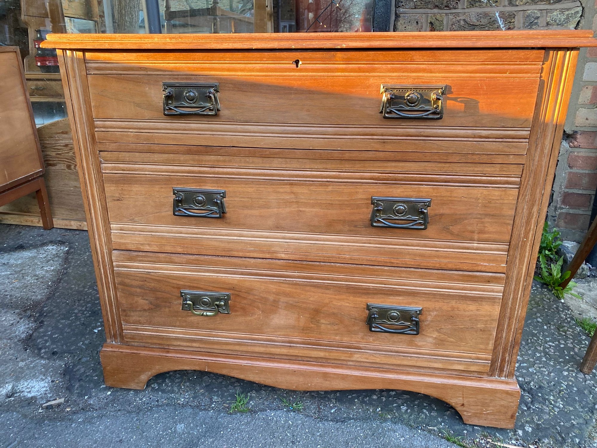 Antique Australian fruitwood set of drawers