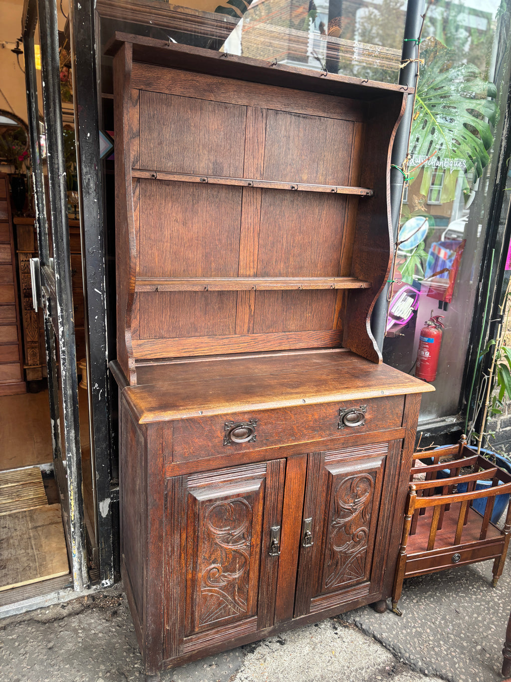 Antique French oak dresser
