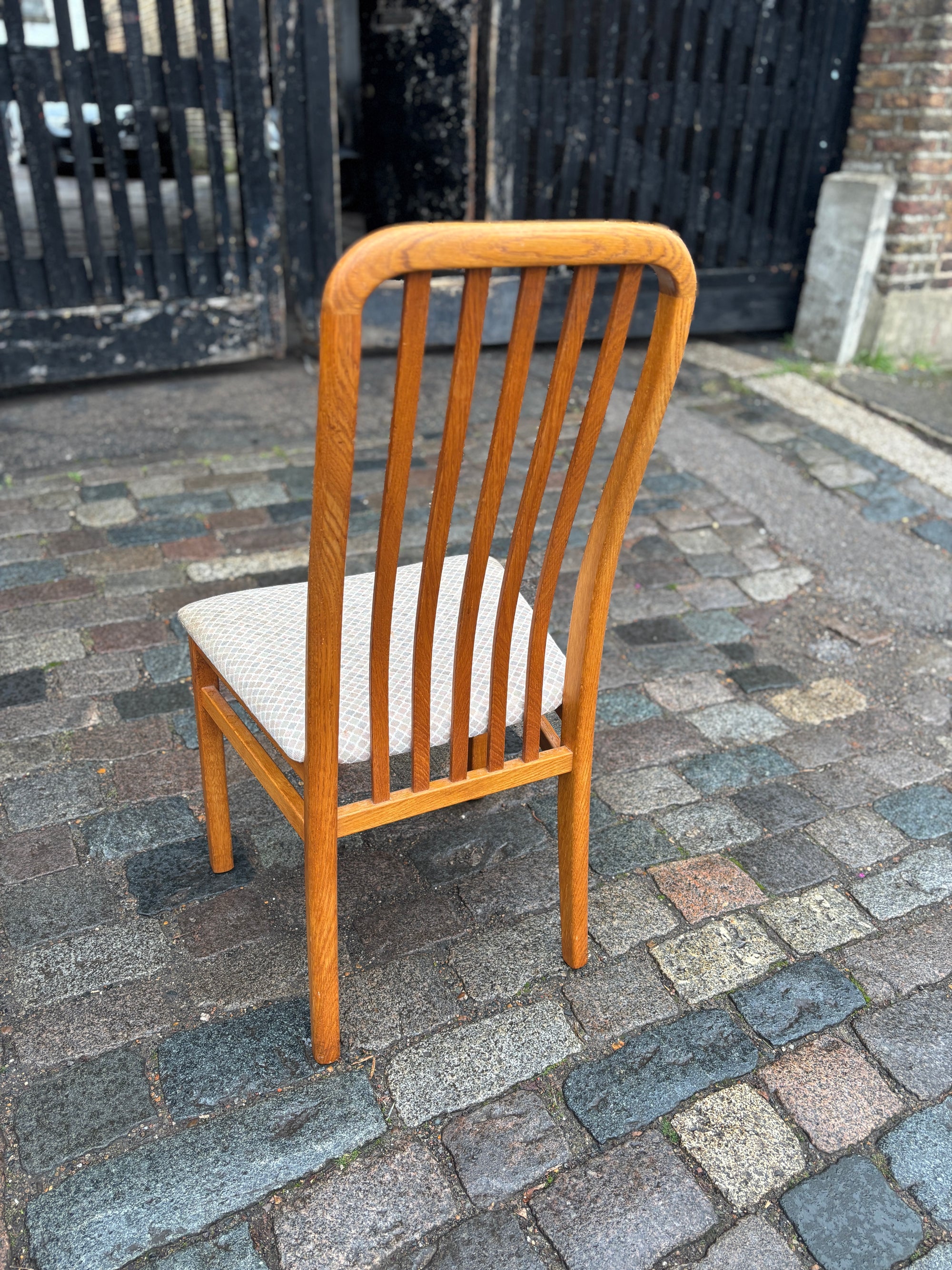 Mid Century Danish teak dining chairs (x4)