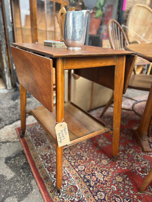 1960s foldout drinks trolley