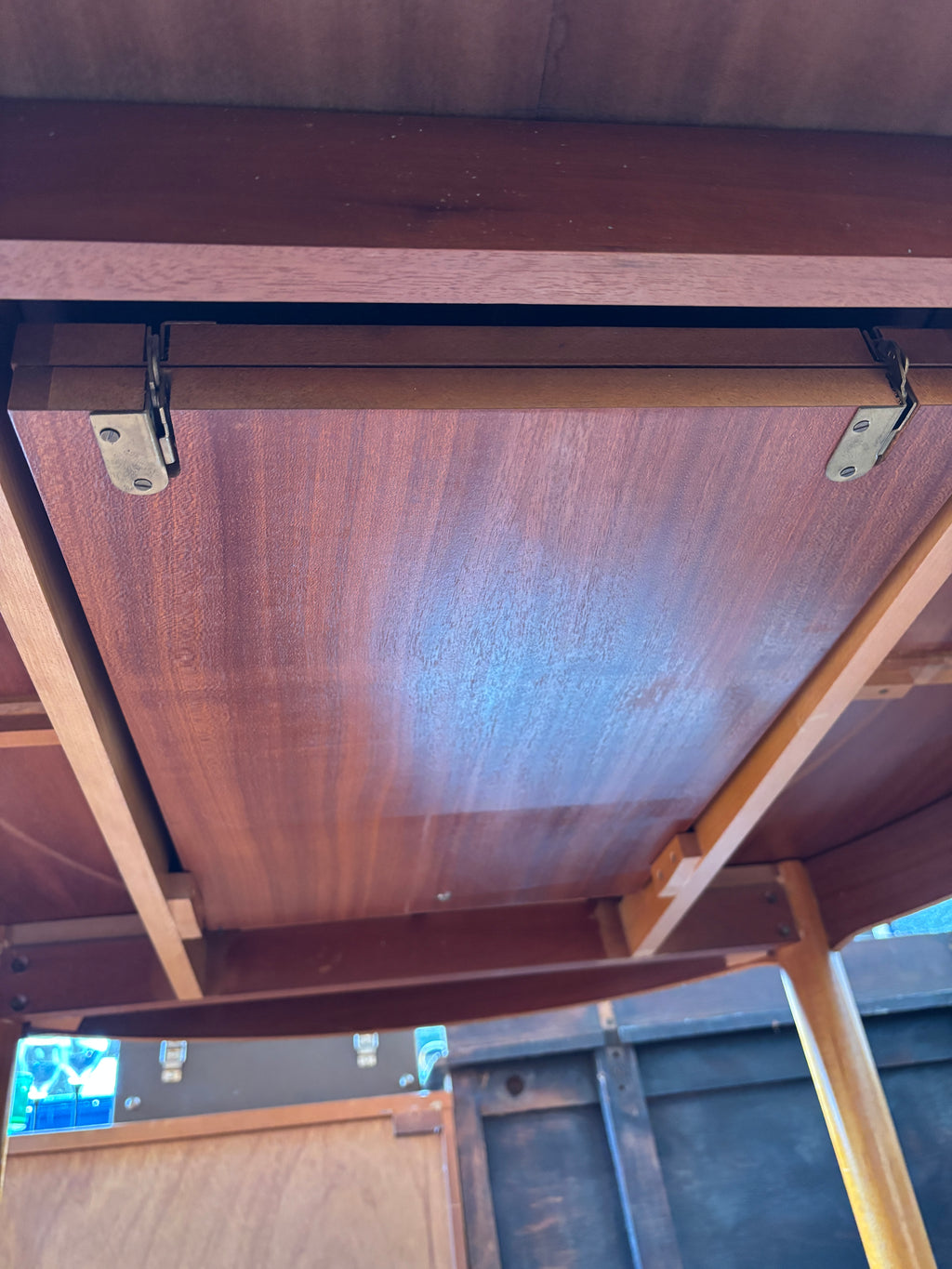 Mid Century original Danish teak extendable table