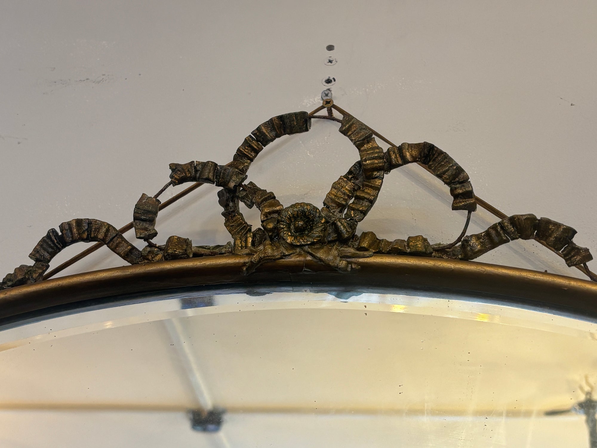 Victorian gilded mirror