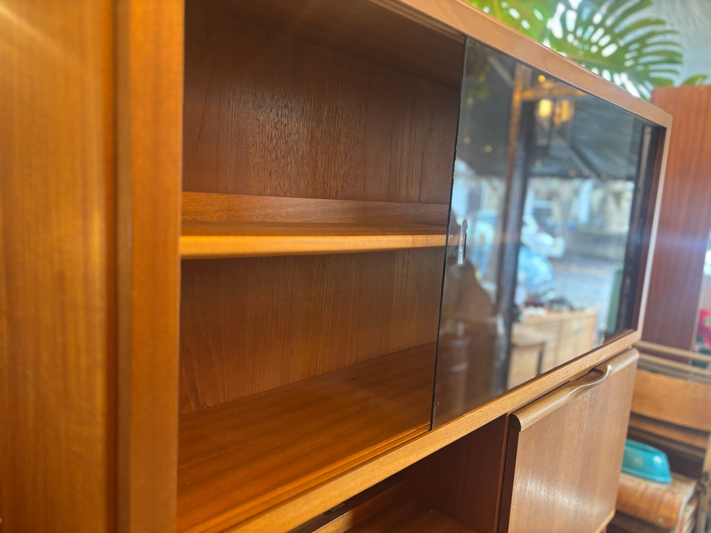 Mid-Century Modern McIntosh teak display cabinet