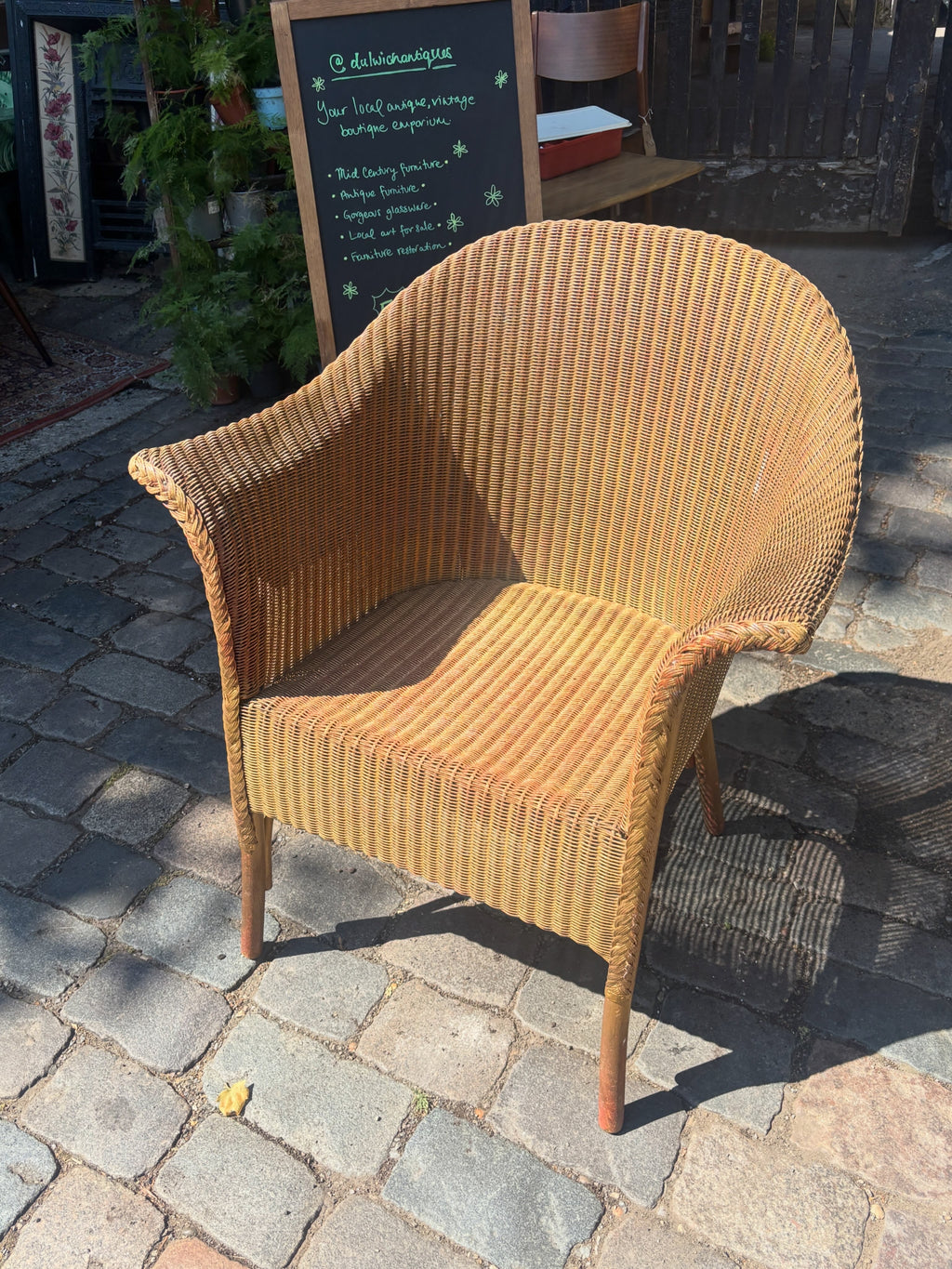 Vintage Lloyd Loom chair