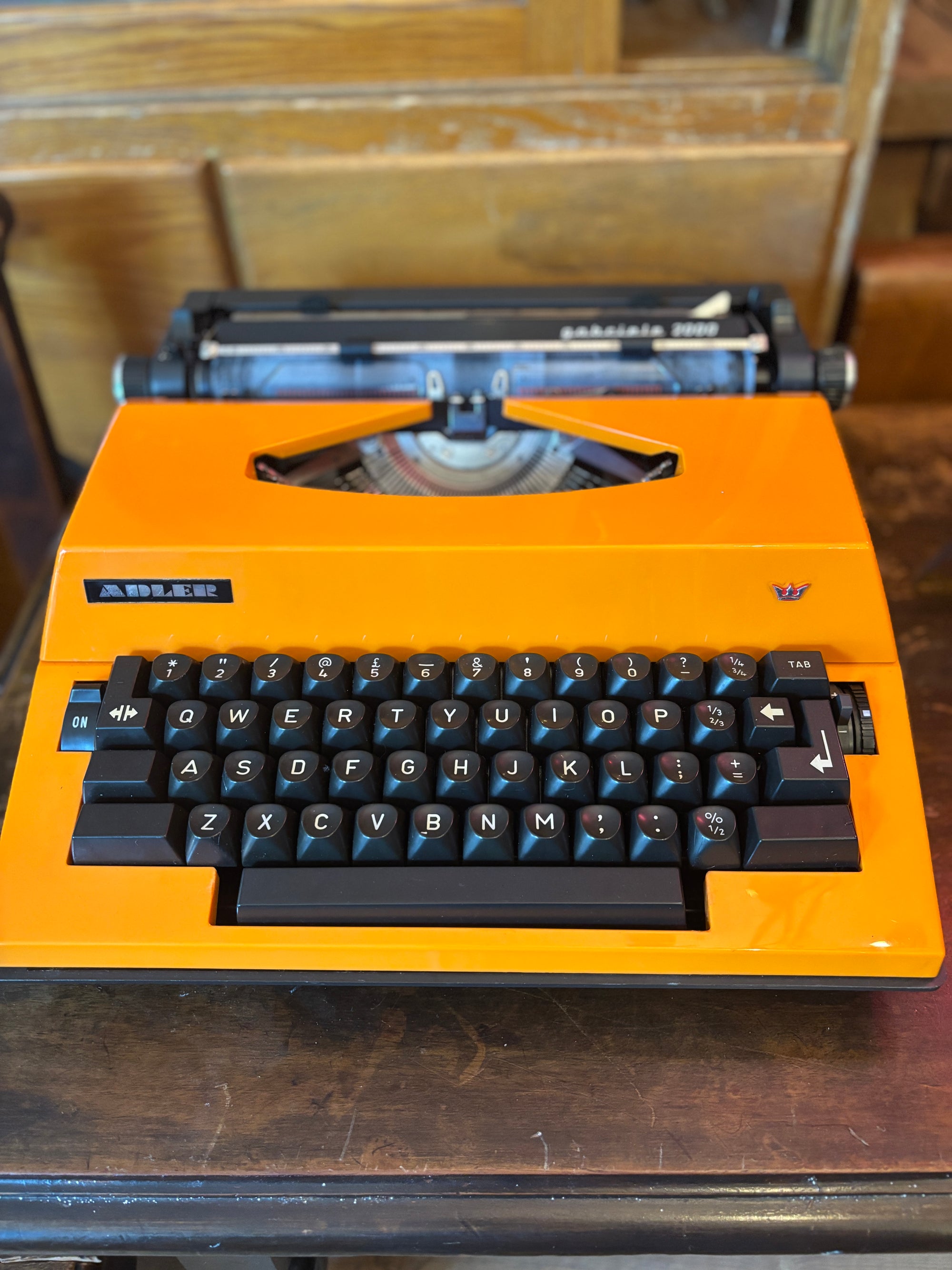 Vintage Adler Gabriele 2000 electric portable typewriter
