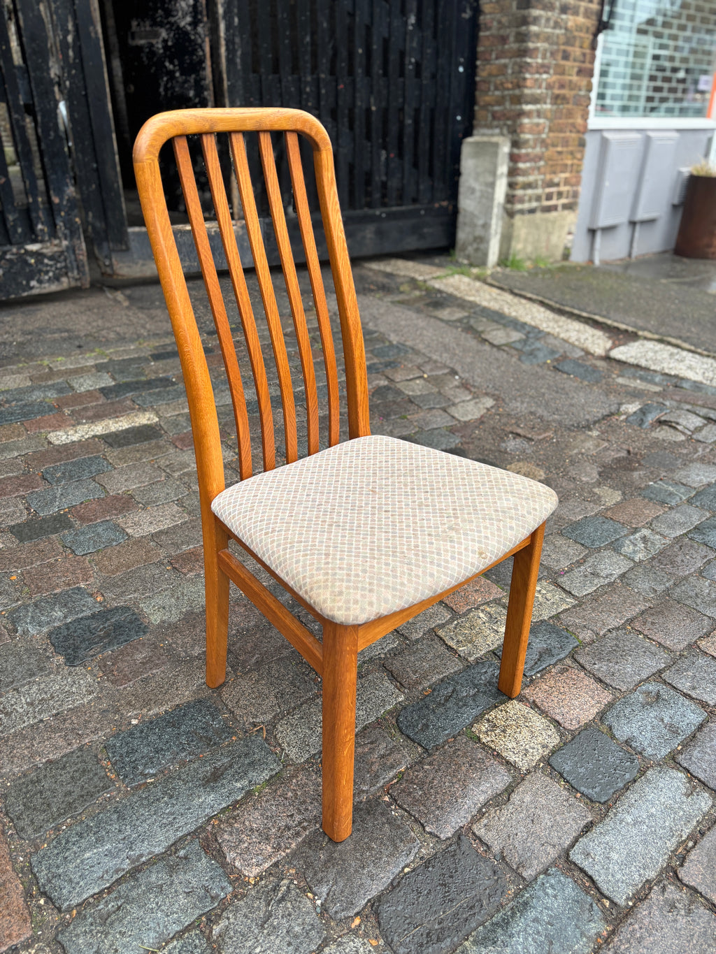 Mid Century Danish teak dining chairs (x4)
