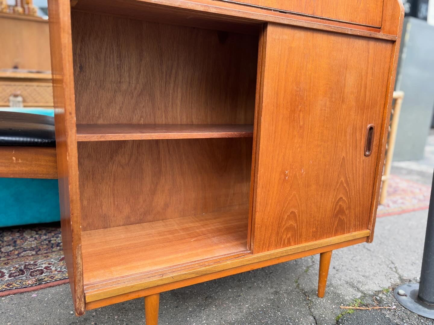 Mid Century teak bureau desk