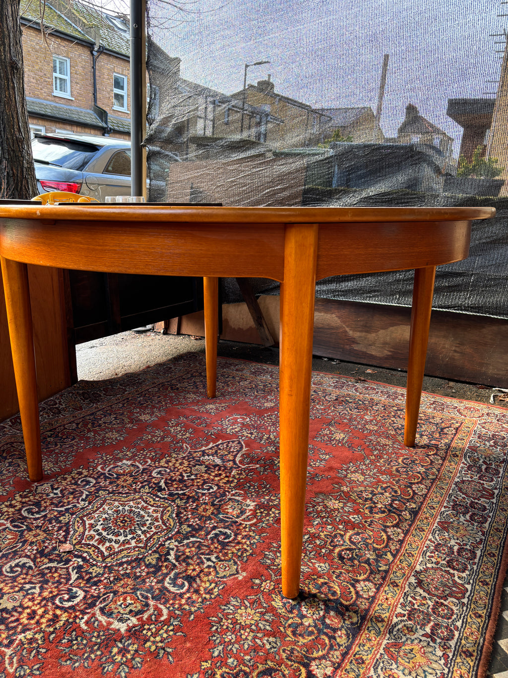 Mid Century original Danish teak extendable table