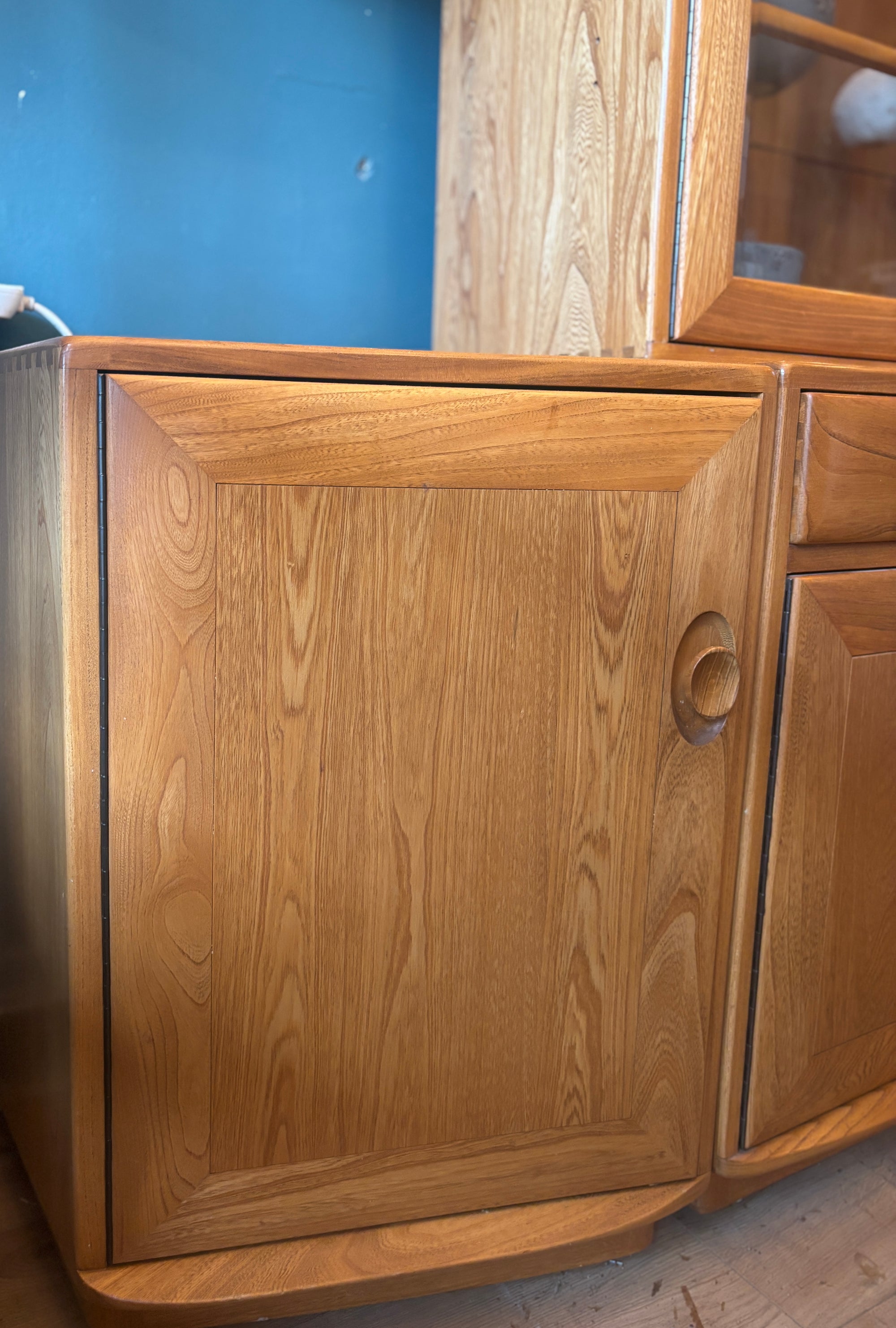 Ercol Windsor modular display cabinet