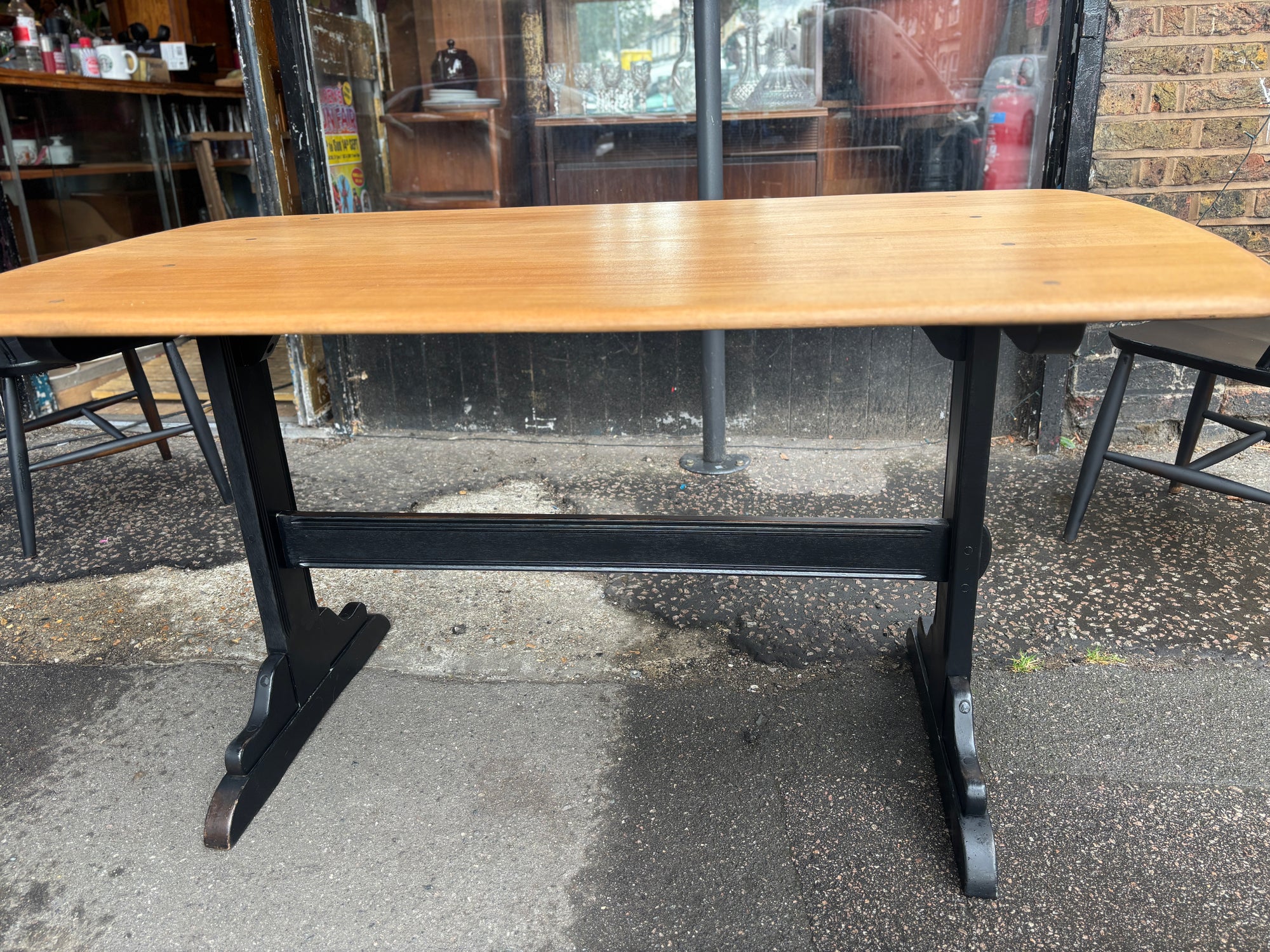 Mid Century Ercol refractory table and chairs
