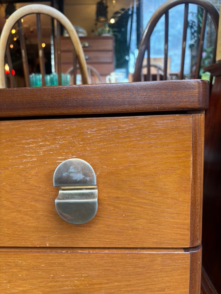 Mid Century teak Stag set of drawers