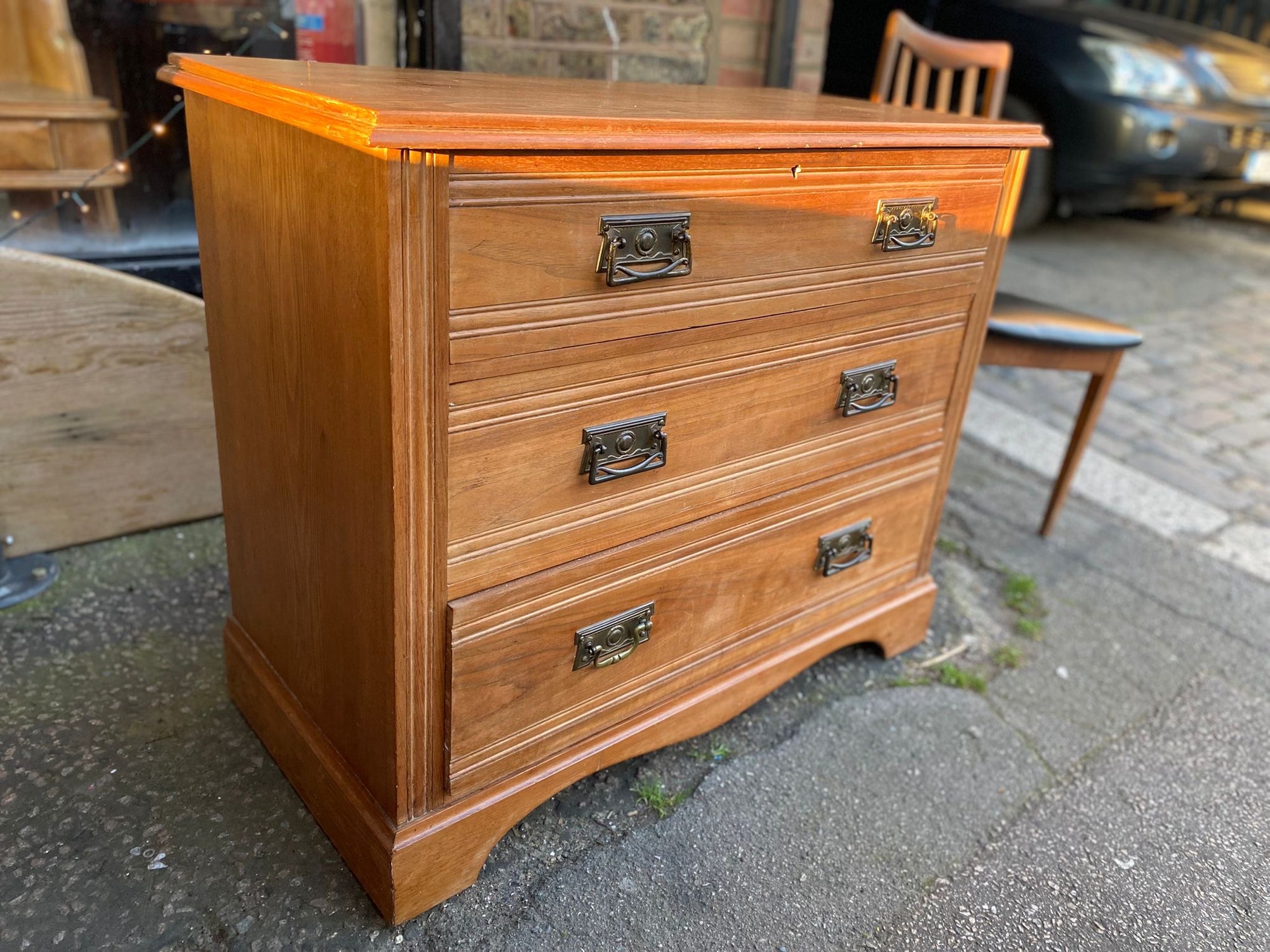 Antique Australian fruitwood set of drawers