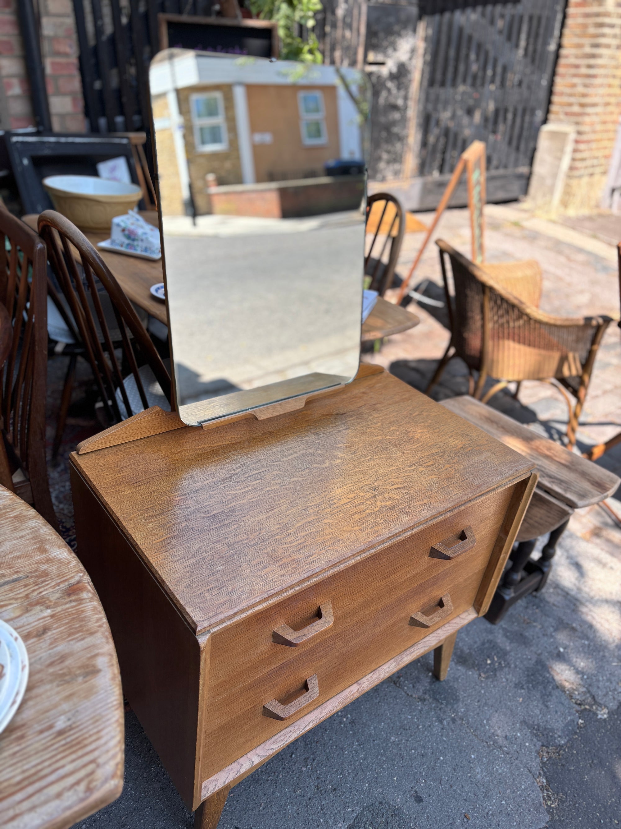 Mid century G Plan Brandon drawers and mirror