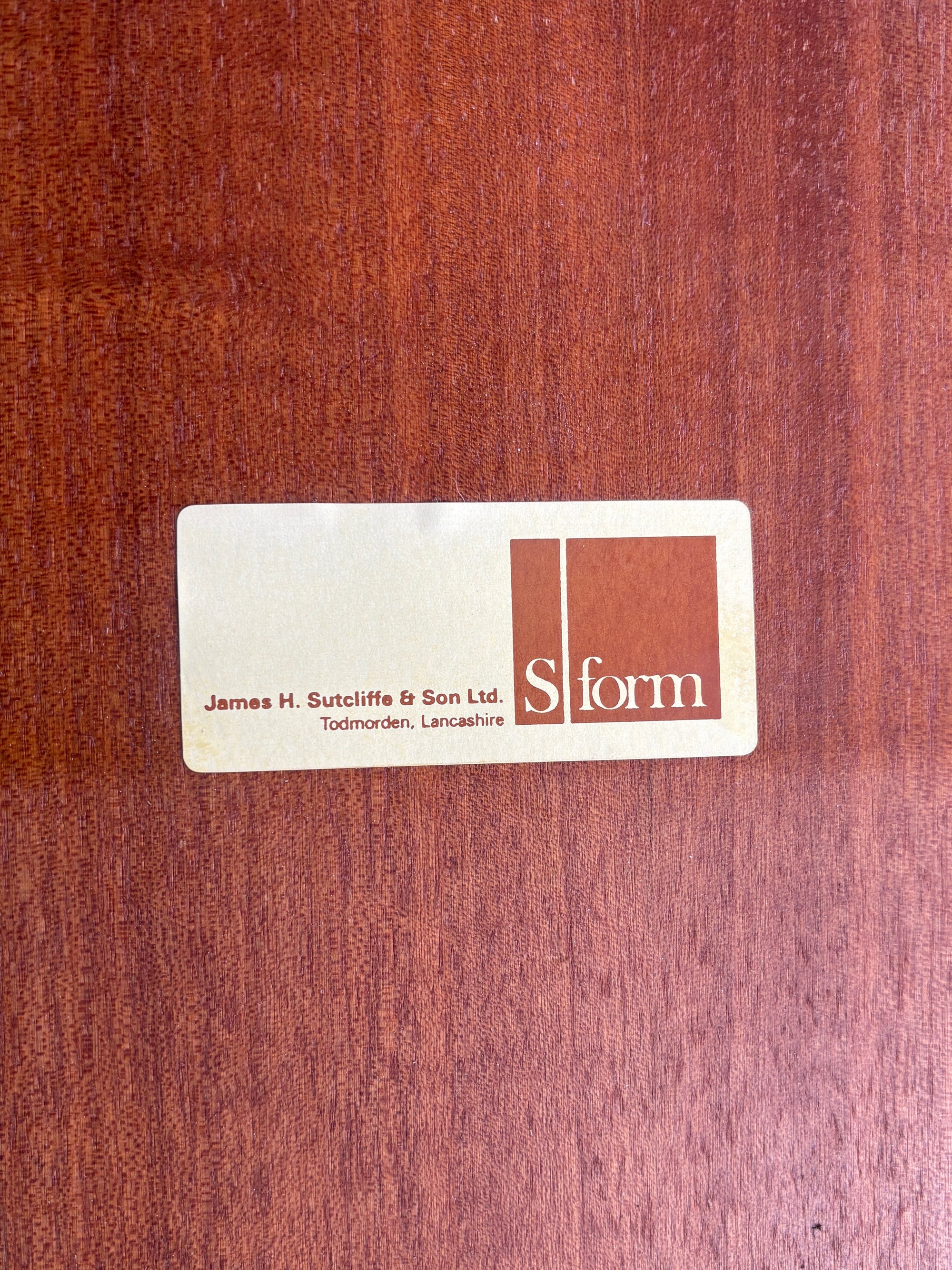 Vintage teak extendable table made by S Form