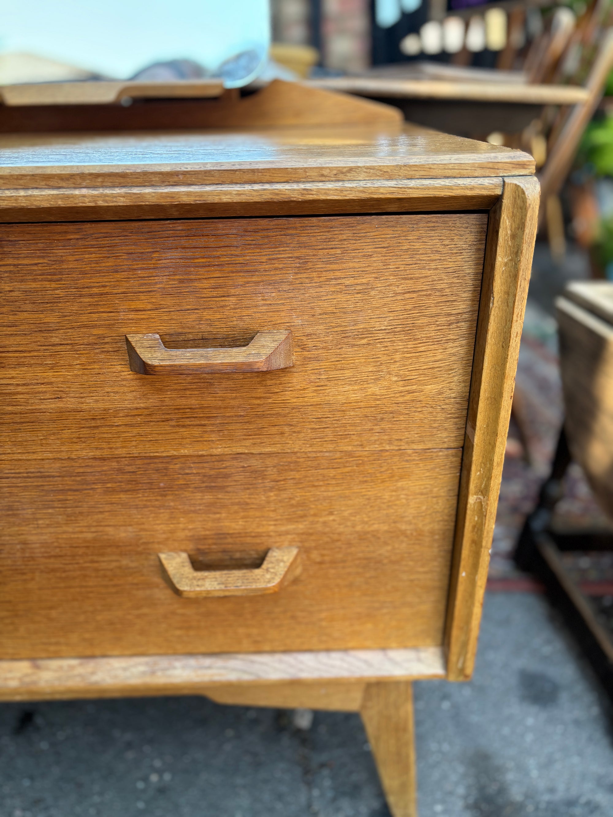 Mid century G Plan Brandon drawers and mirror