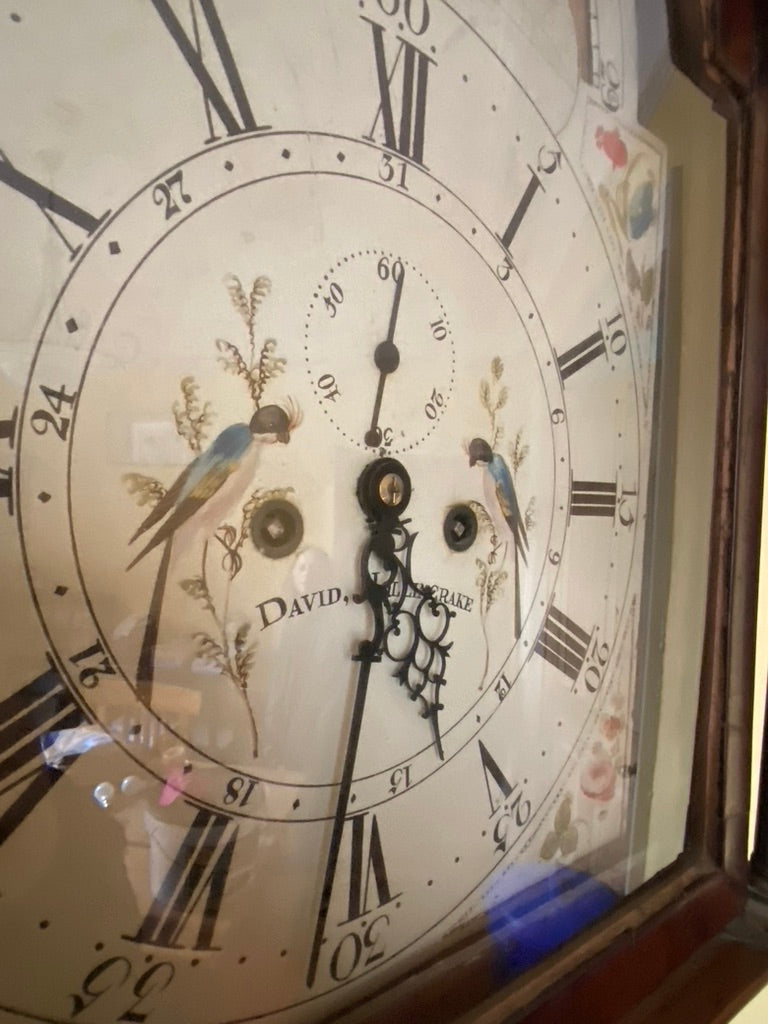 Antique late 18th Century Moon Dial Long Case/Grandfather Clock