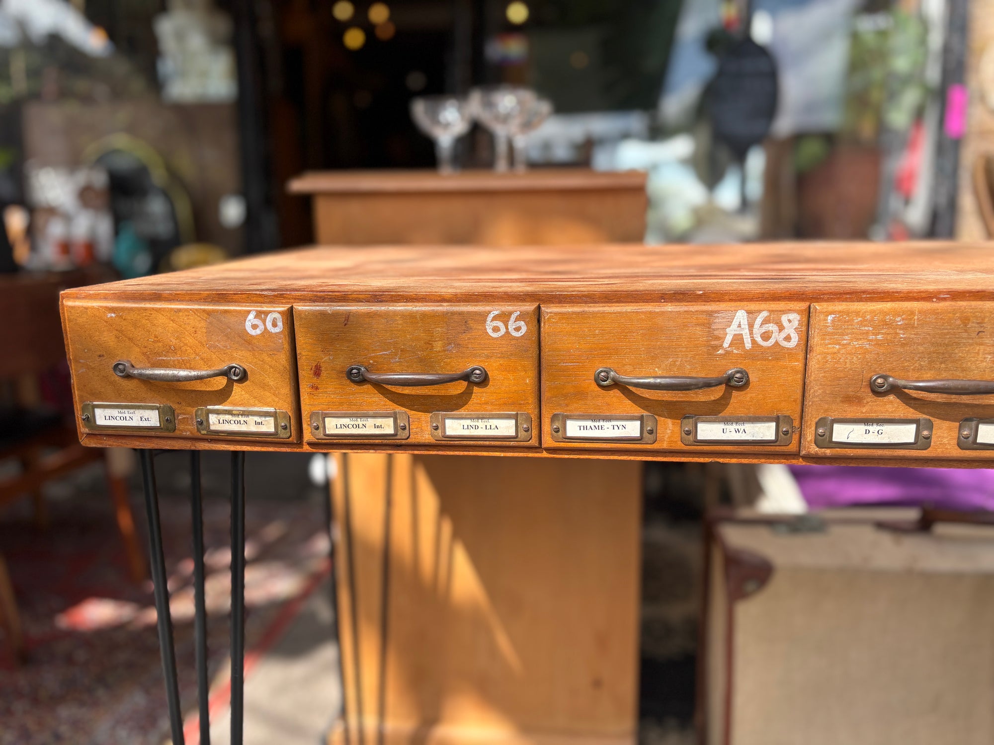 Vintage British Museum specimen drawers