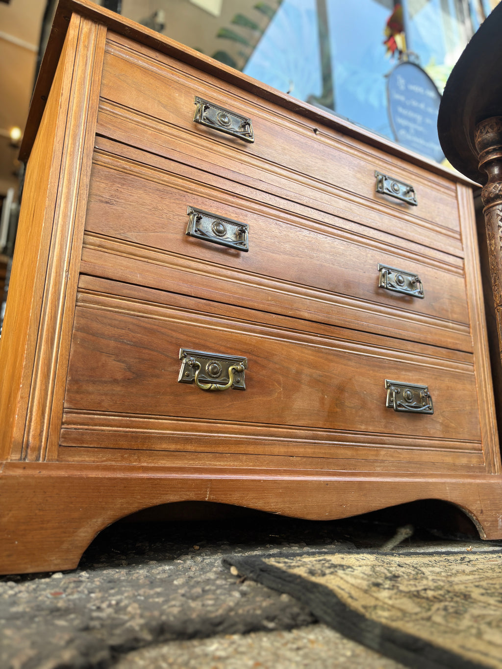 Antique Australian fruitwood set of drawers