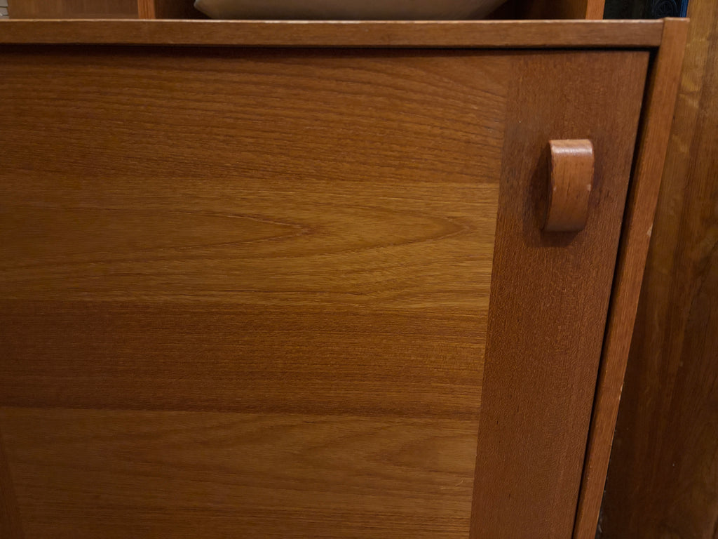 Mid century teak McIntosh bookcase