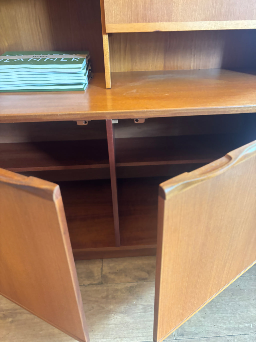 Mid-Century Modern McIntosh teak display cabinet