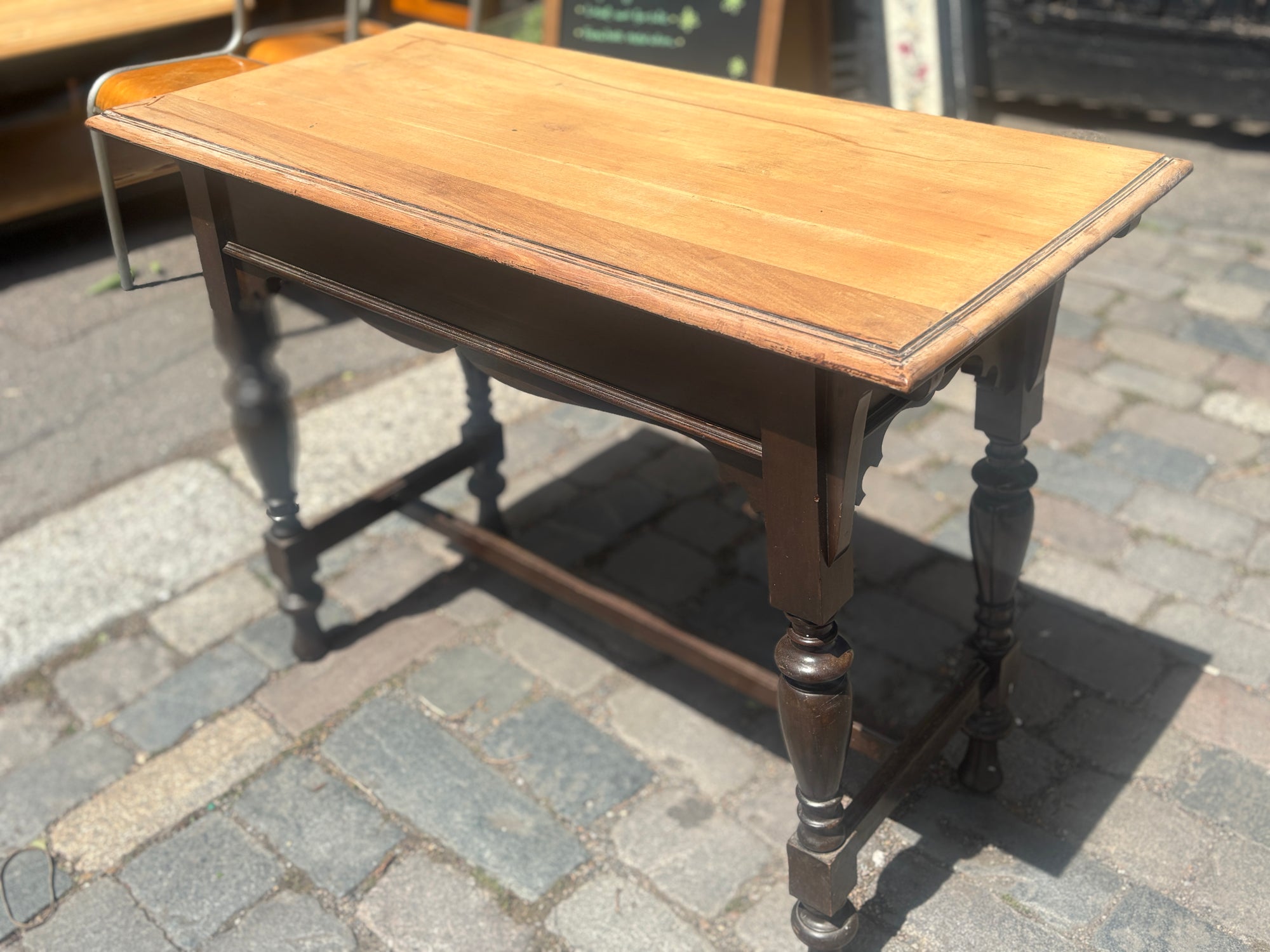 Antique mahogany church table