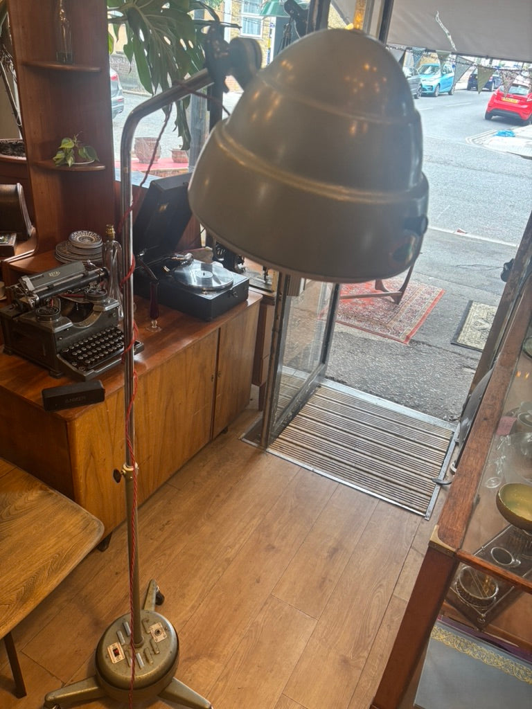 1950s medical standing lamp.