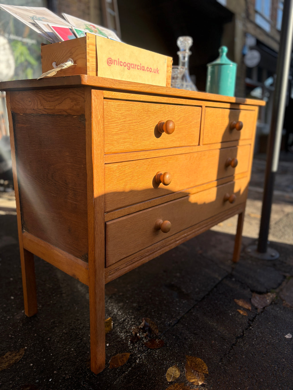 Victorian pine drawers