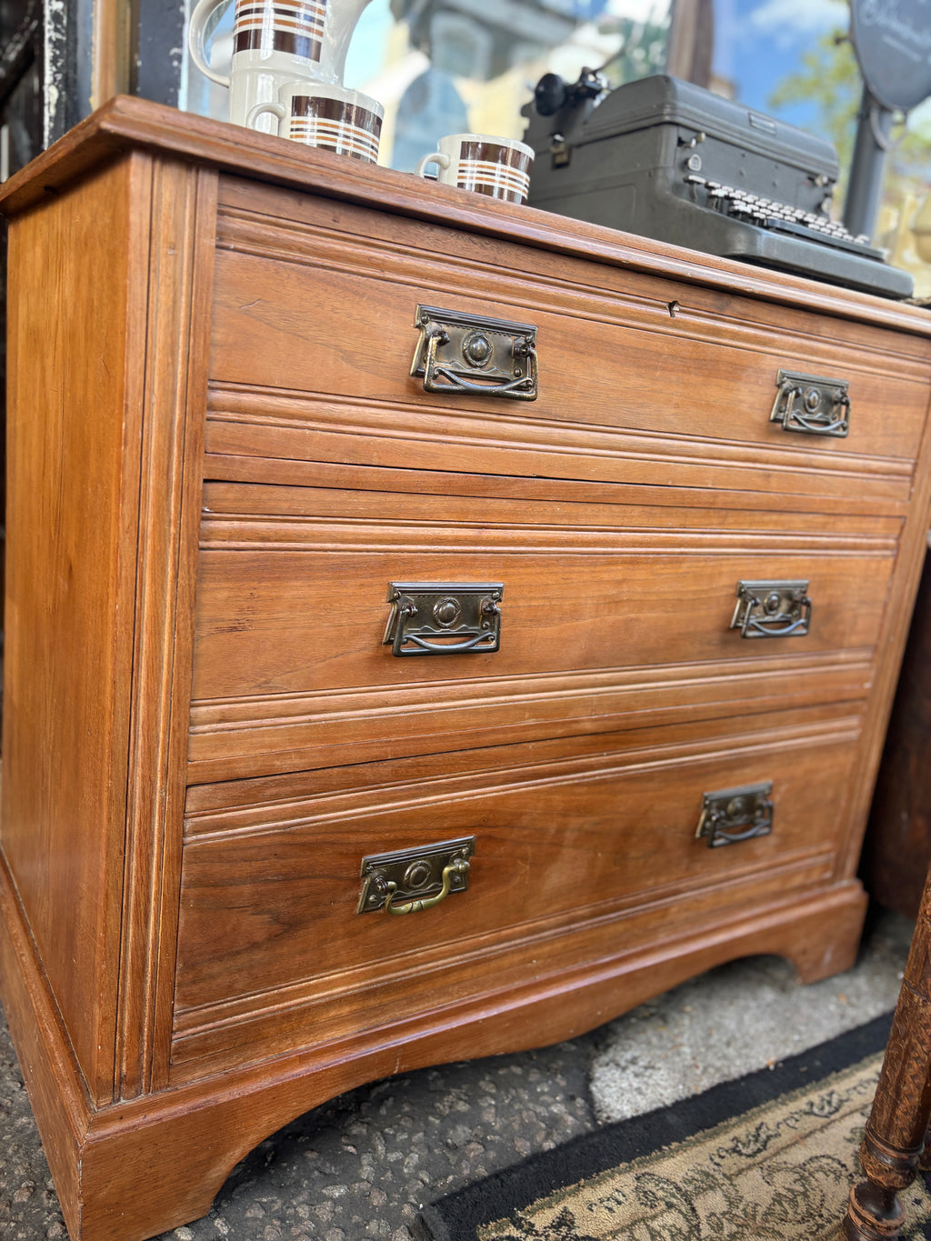 Antique Australian fruitwood set of drawers
