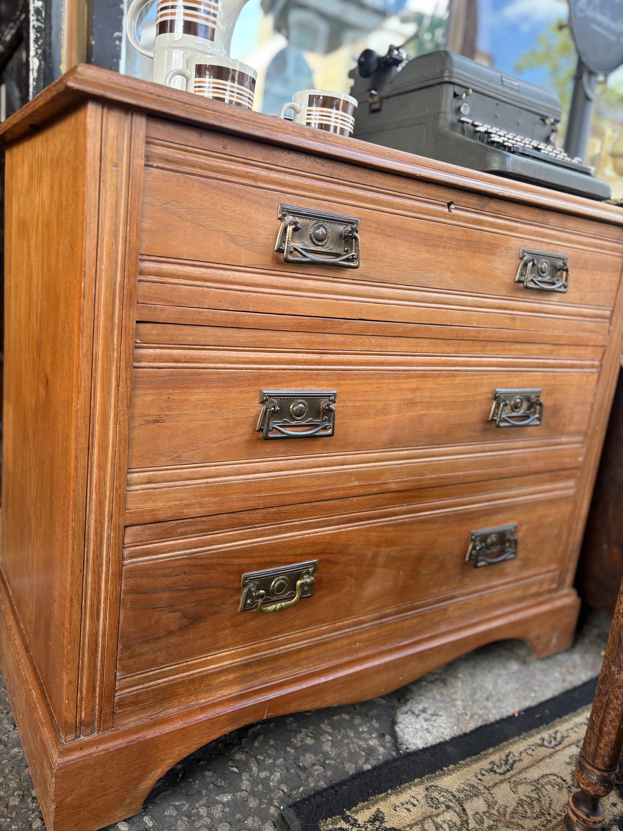 Antique Australian fruitwood set of drawers
