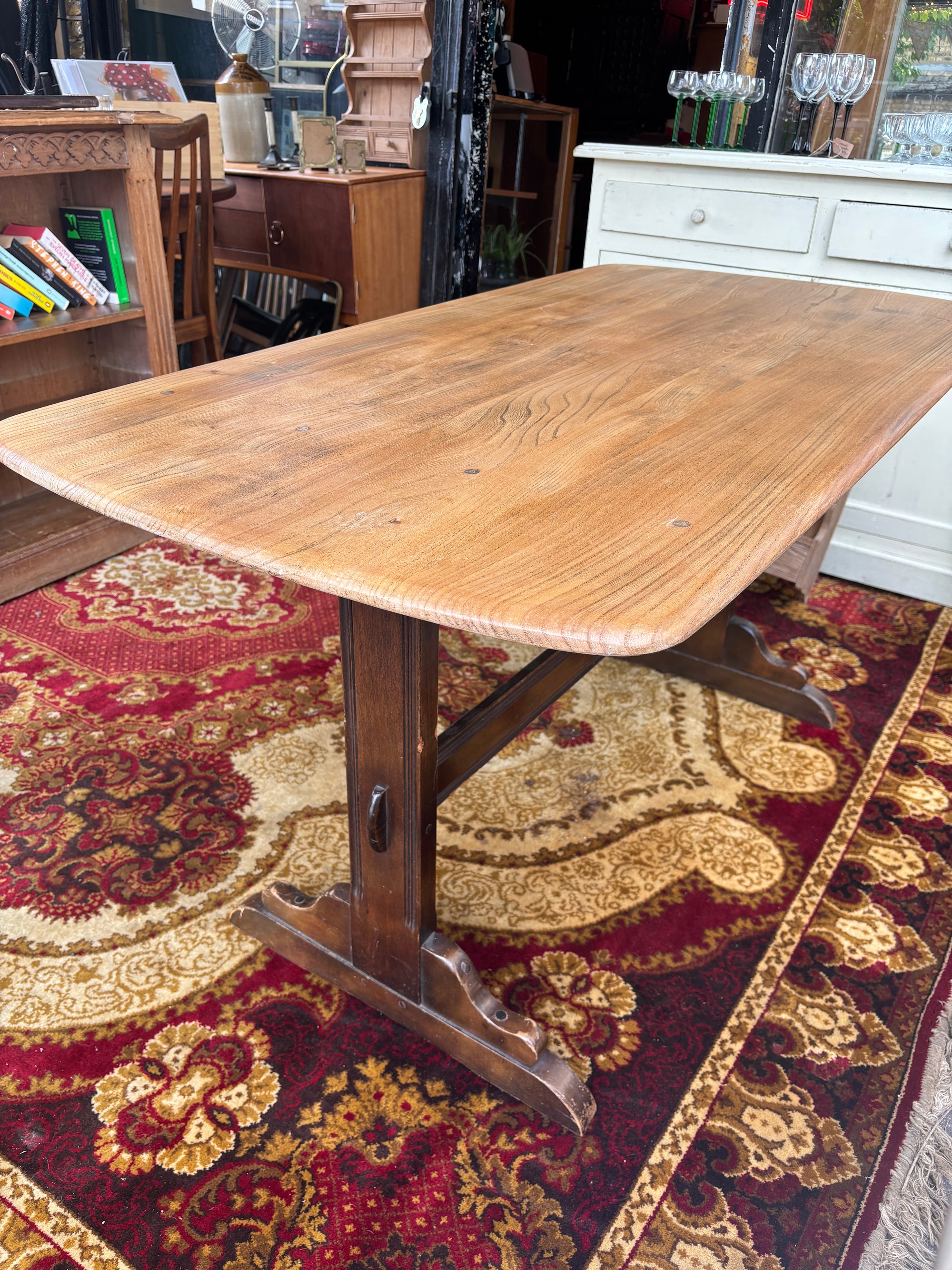 Vintage Ercol refectory table