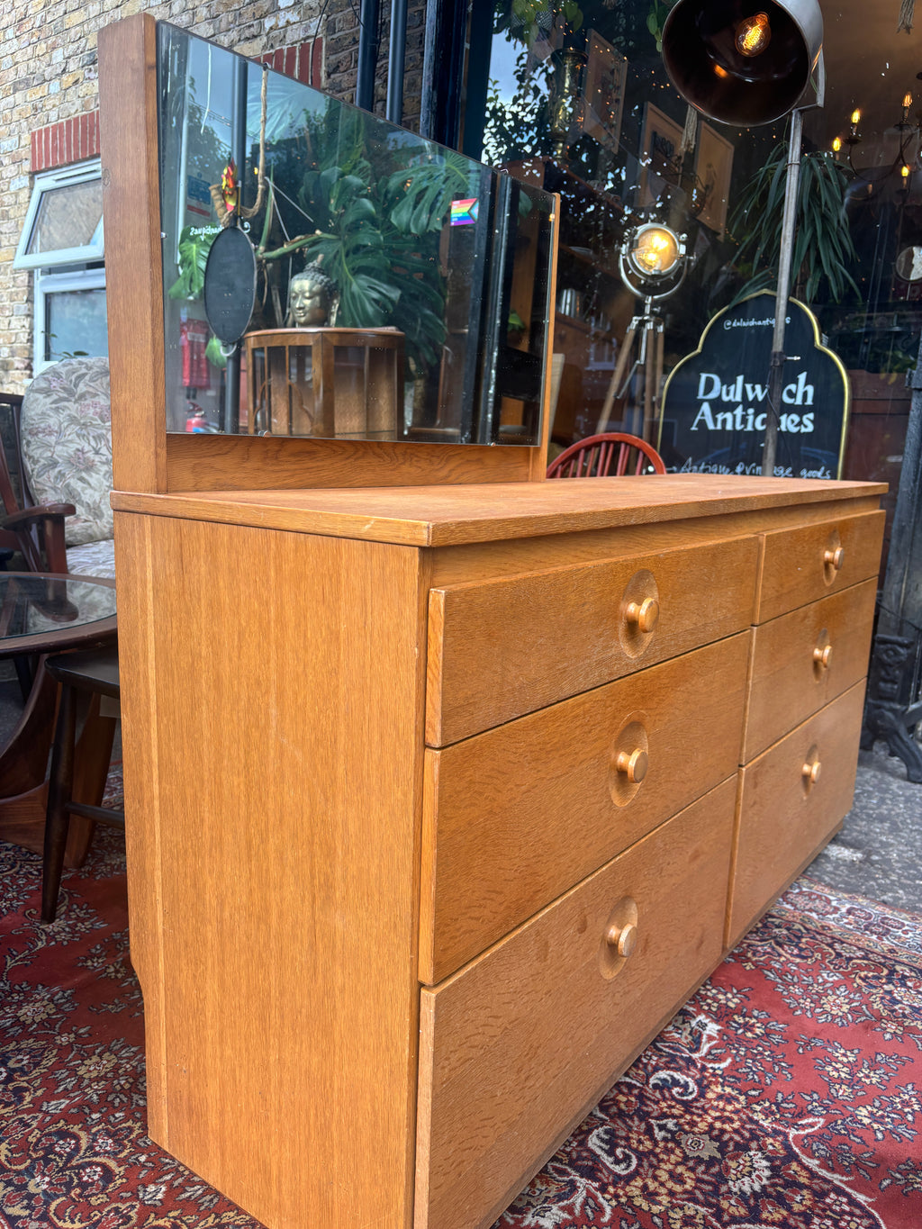Vintage Meredew drawers with mirror