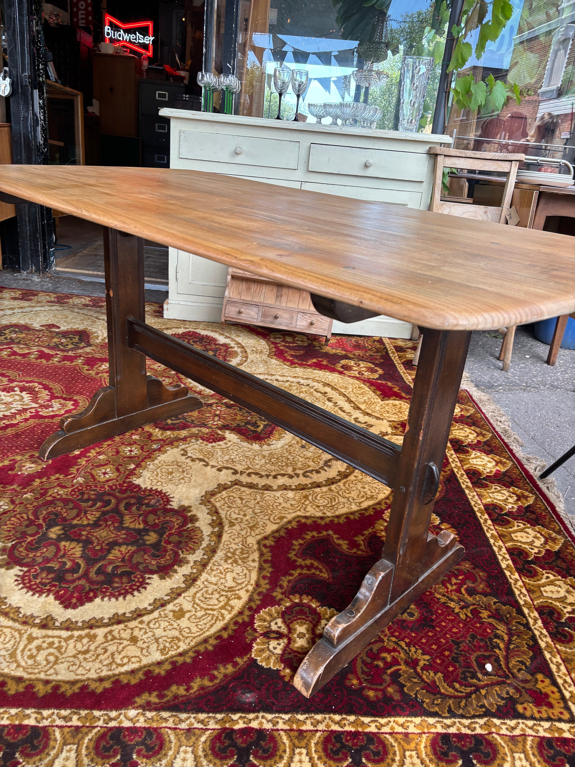 Vintage Ercol refectory table
