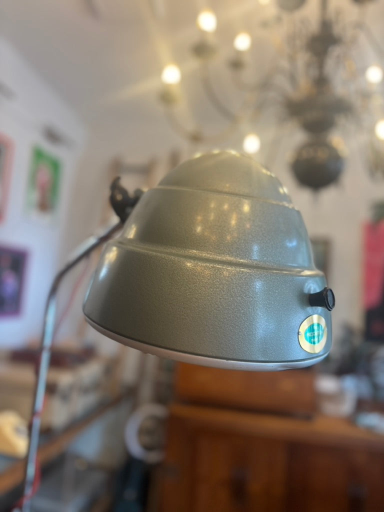 1950s medical standing lamp.