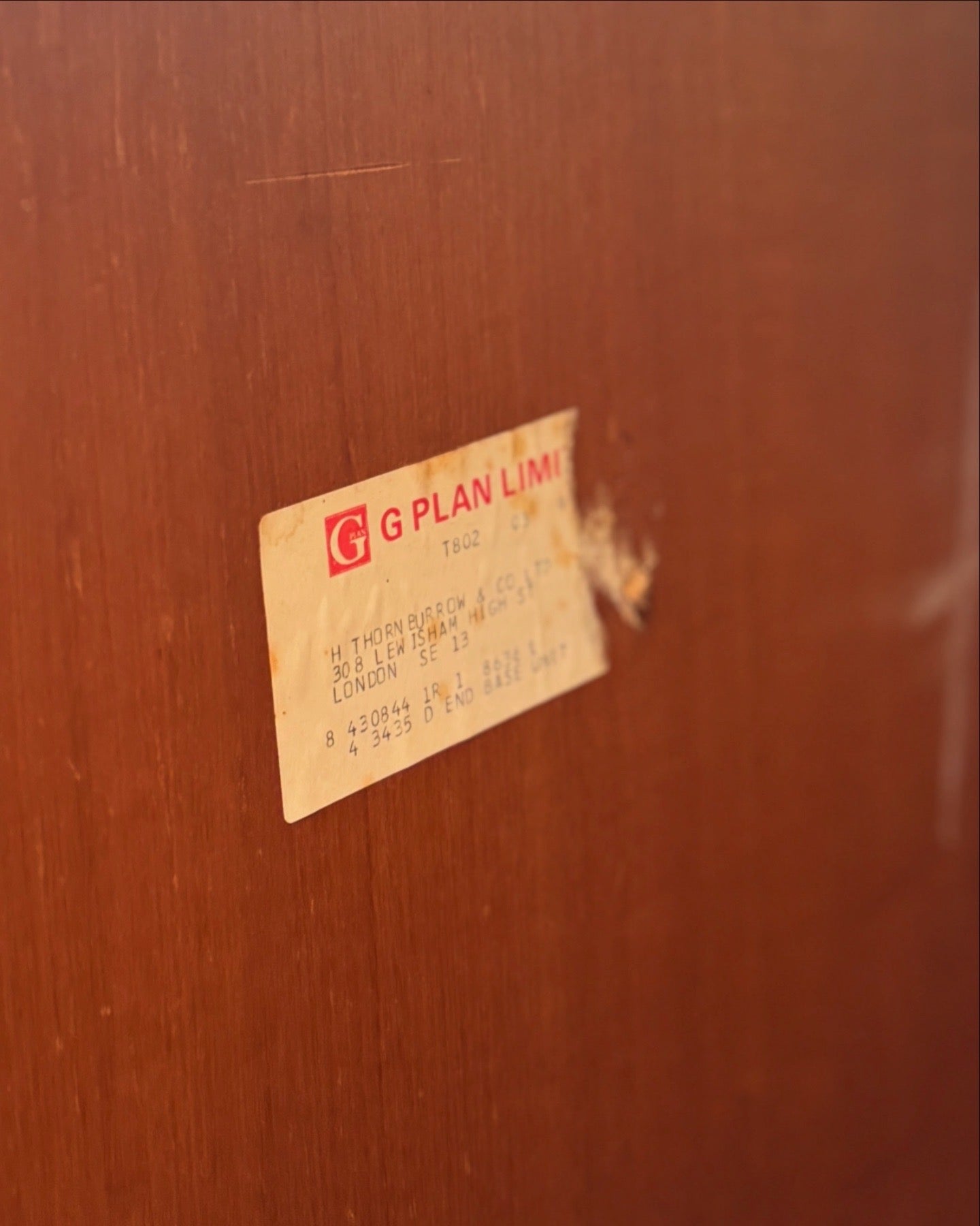 Mid century G-Plan teak corner cabinet