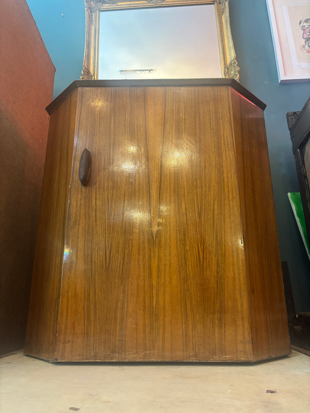 Vintage metamorphic desk/telephone table