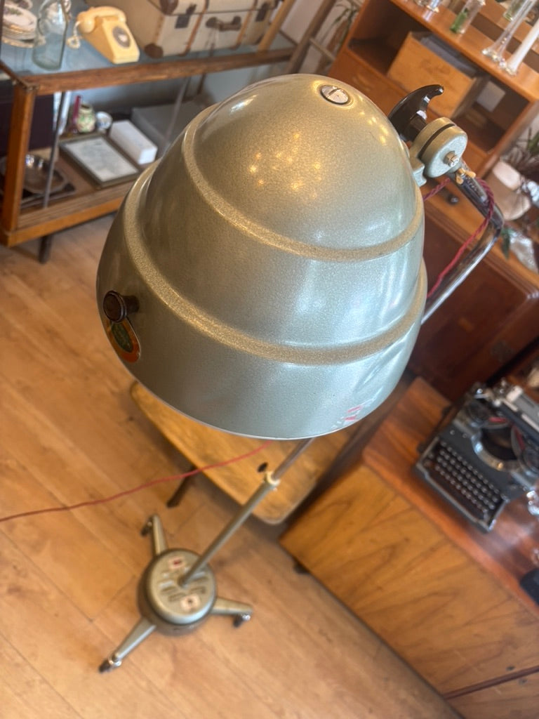 1950s medical standing lamp.