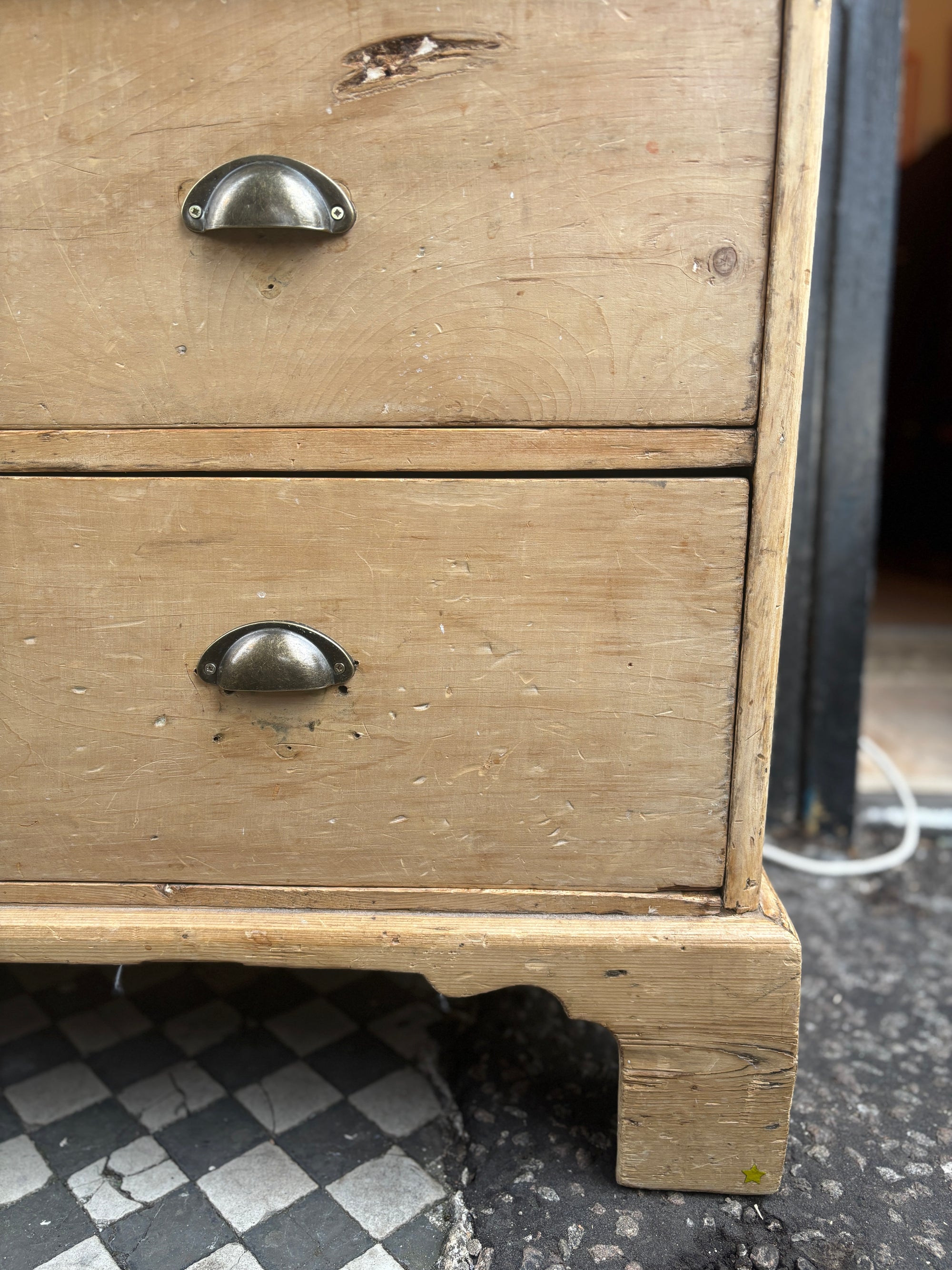 Victorian pine drawers