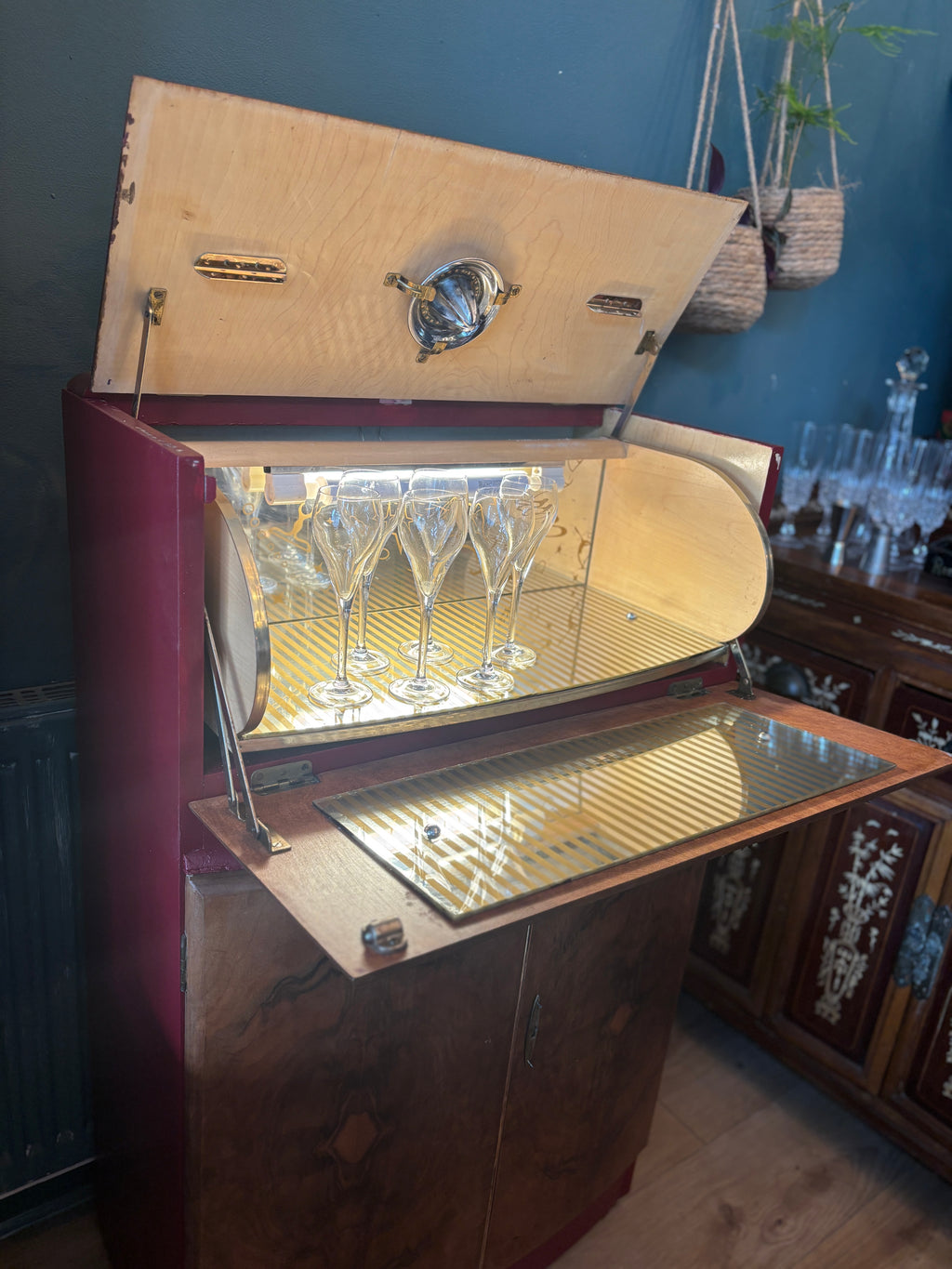 Art Deco cocktail cabinet