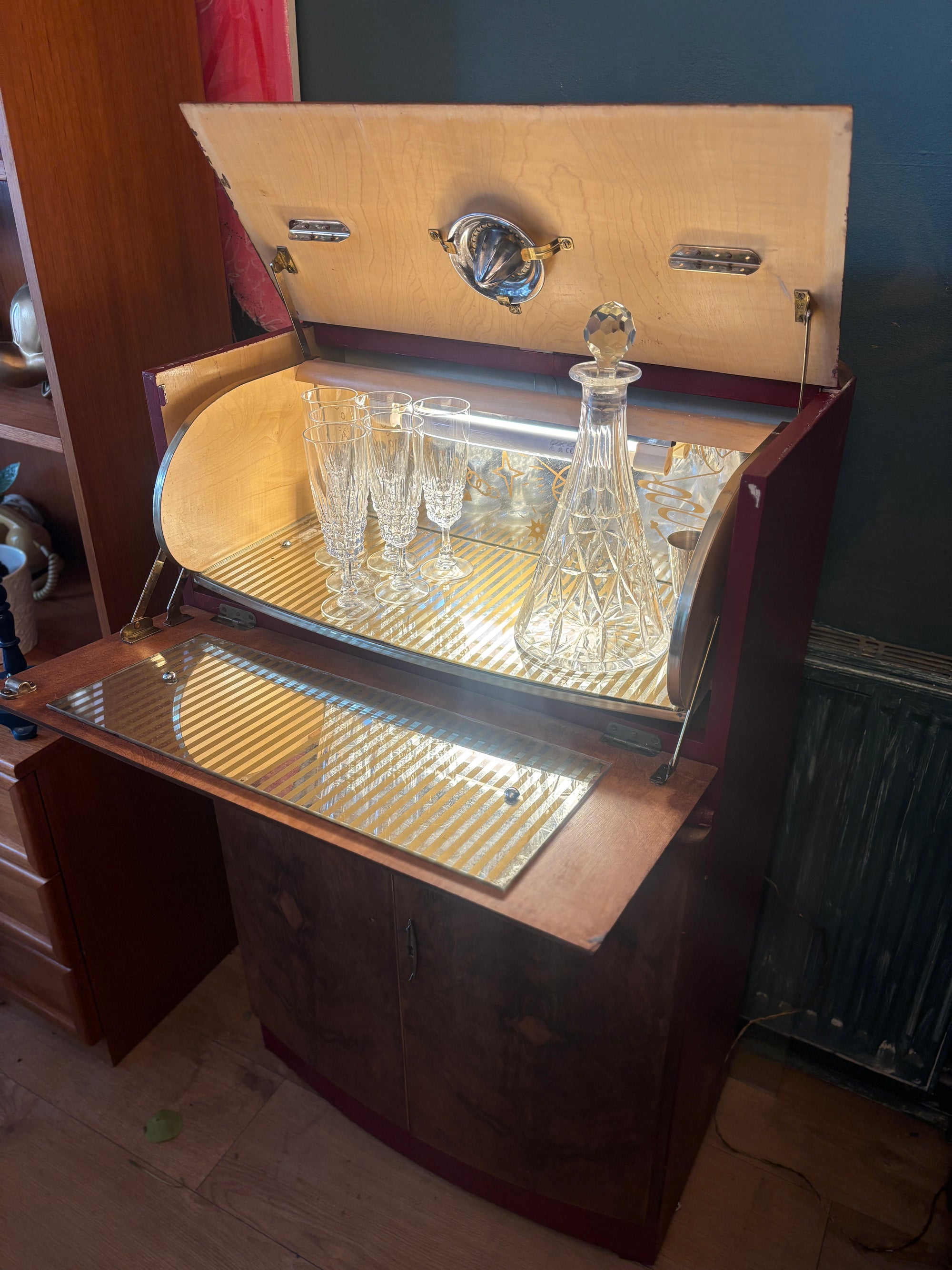 Art Deco cocktail cabinet