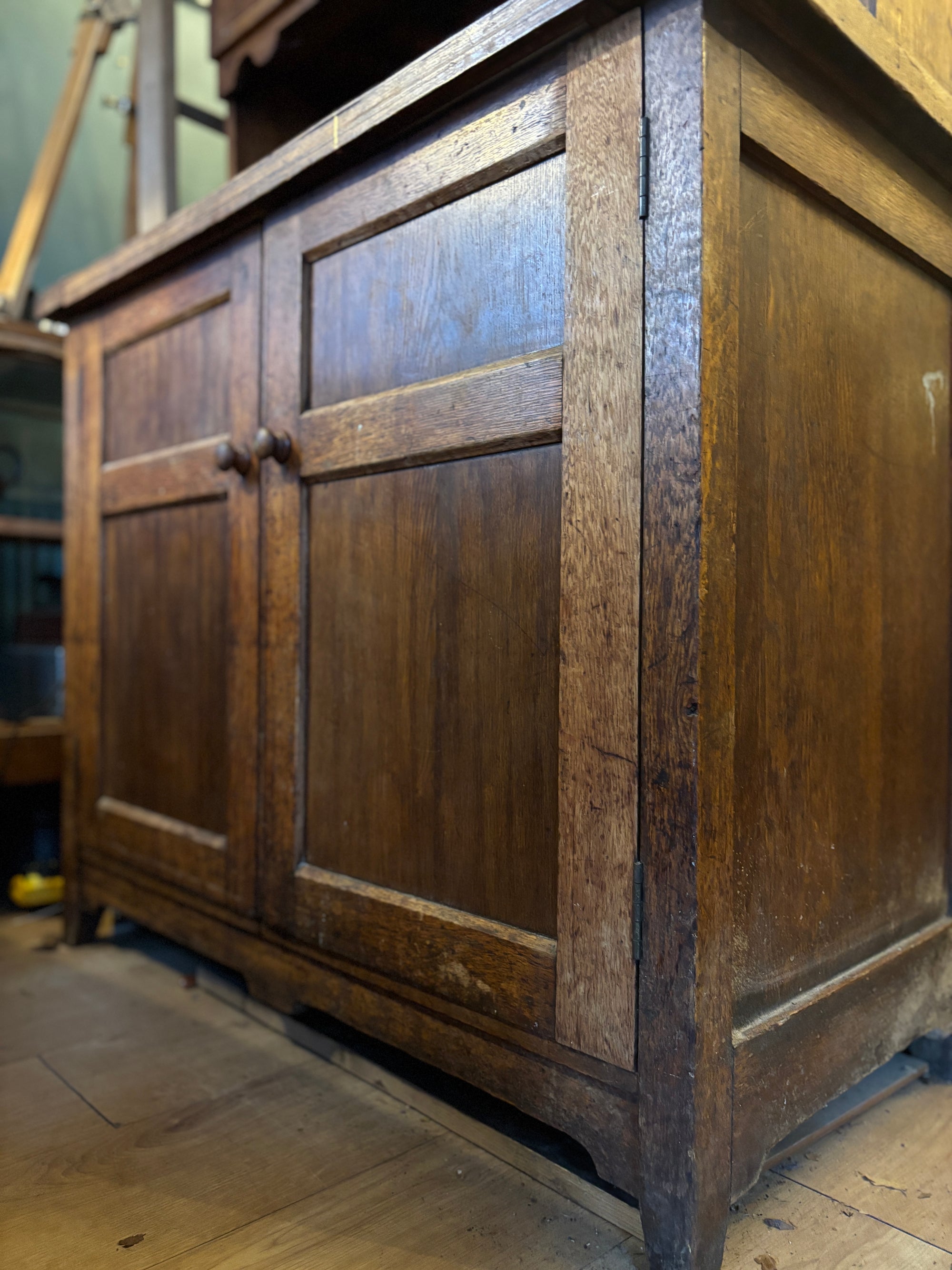 Victorian pine kitchen cupboard