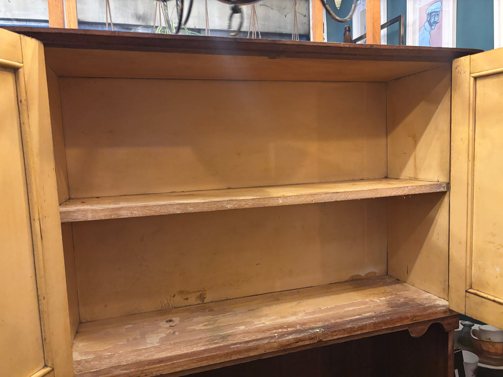 Victorian pine kitchen cupboard