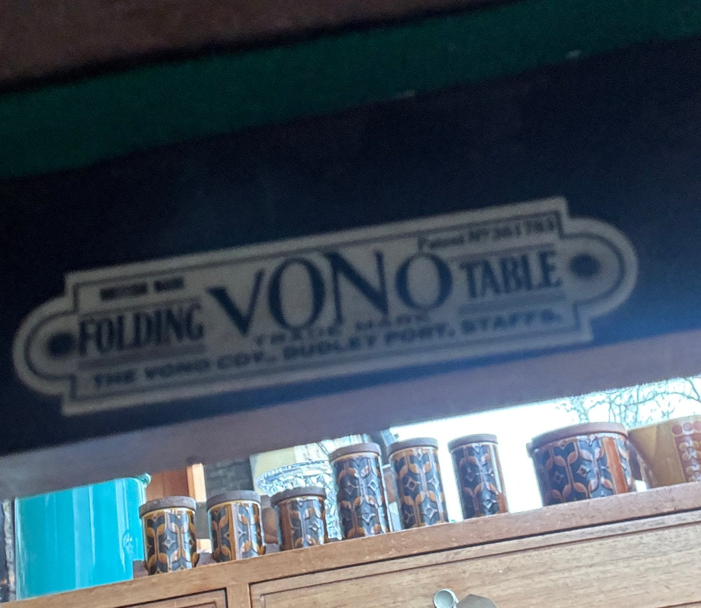 Vintage Vono foldable games table